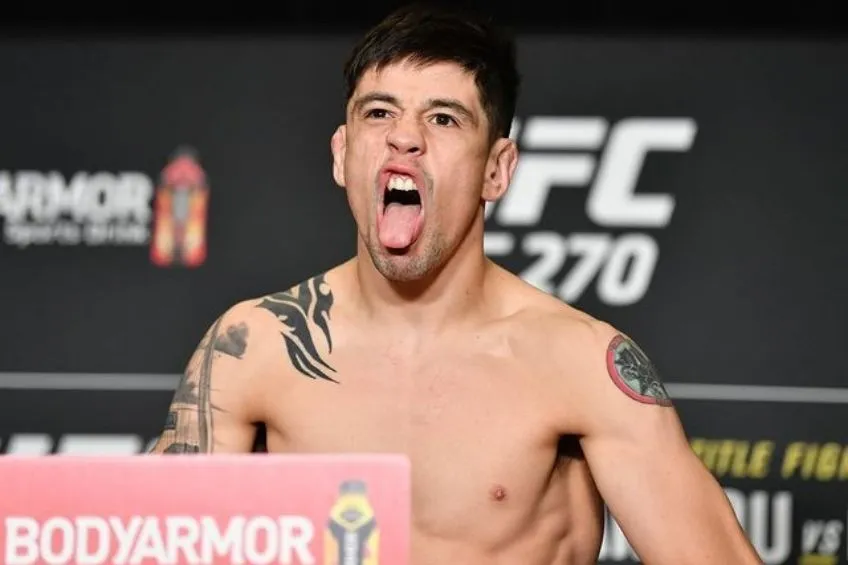 INSTAGRAM: @TheAssassinBaby Brandon Moreno en el pesaje de su pelea