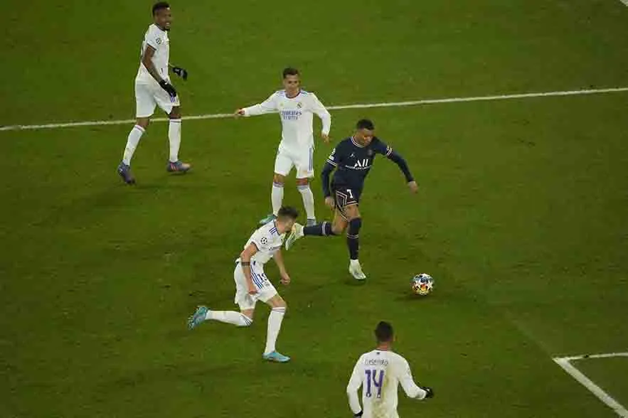 AP Mbappé, contra el Real Madrid en la Champions