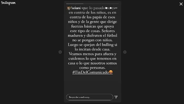 INSTAGRAM @melissarq Melissa Rivas explota contra las Fuerzas Básicas del América en Instagram