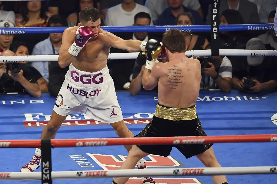 MEXSPORT Canelo Álvarez en pelea ante GGG