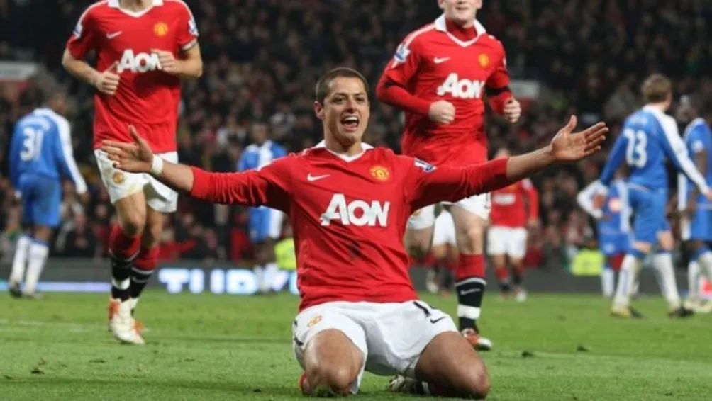 ESPECIAL Chicharito Hernández como jugador de Manchester United