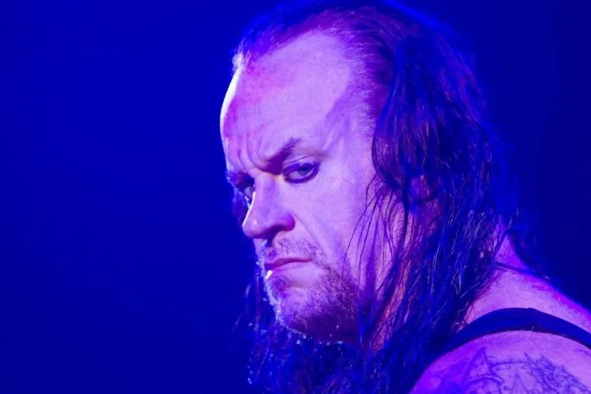 WWE Undertaker tras ganar una lucha