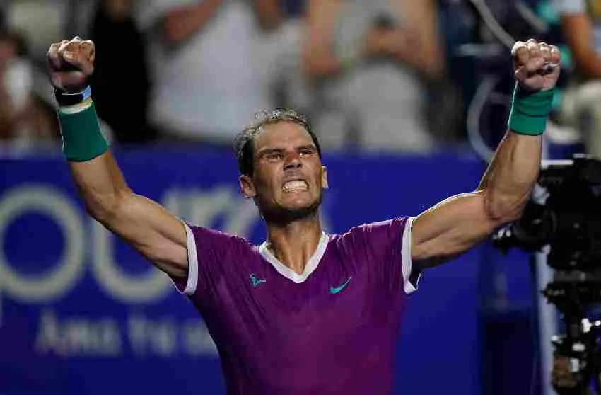 AP Rafa Nadal en el Abierto de Acapulco
