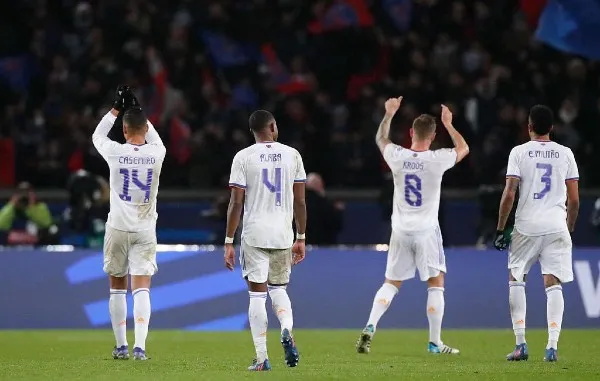 TWITTER @ToniKroos Jugadores del Real Madrid celebran