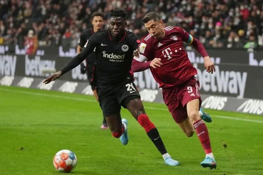 AP Lewandowski durante un partido del Bayern Munich