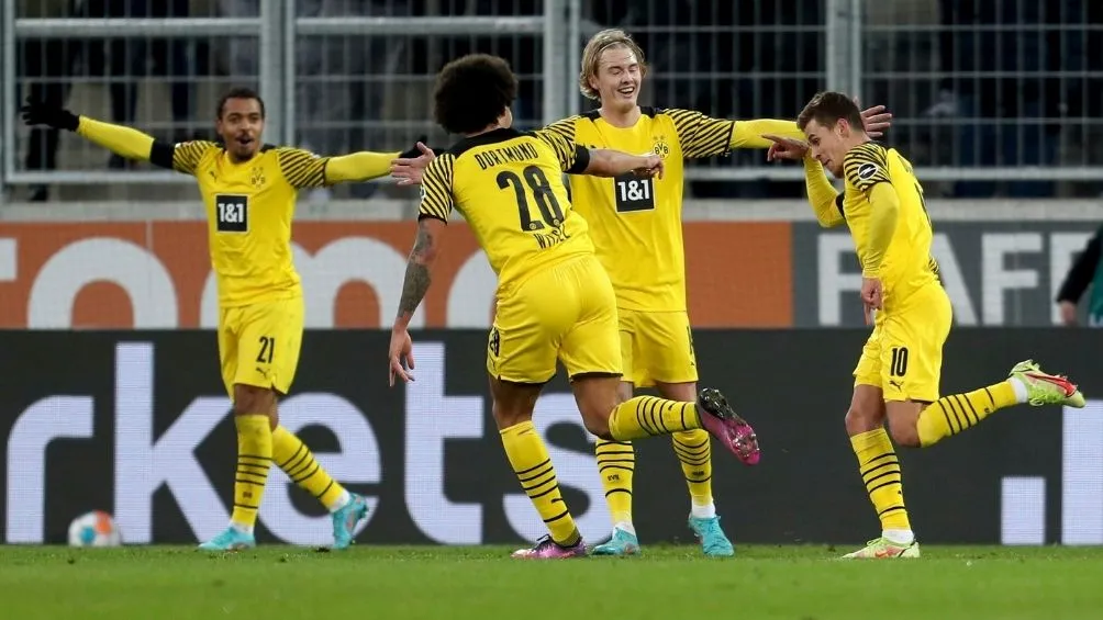 AP Jugadores del Dortmund en un partido