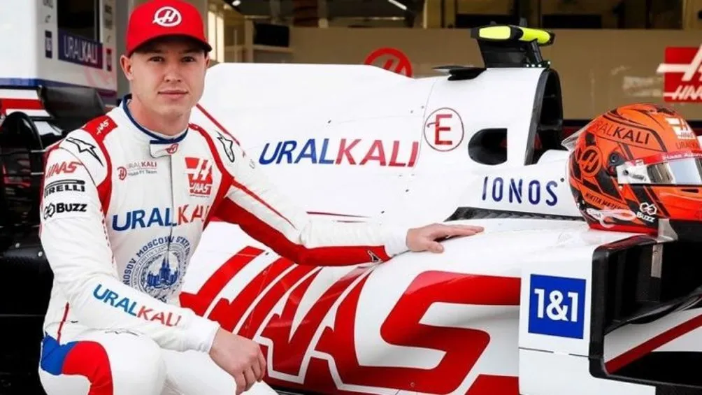 EFE Nikita Mazepin durante la Fórmula Uno con la escudería de Haas