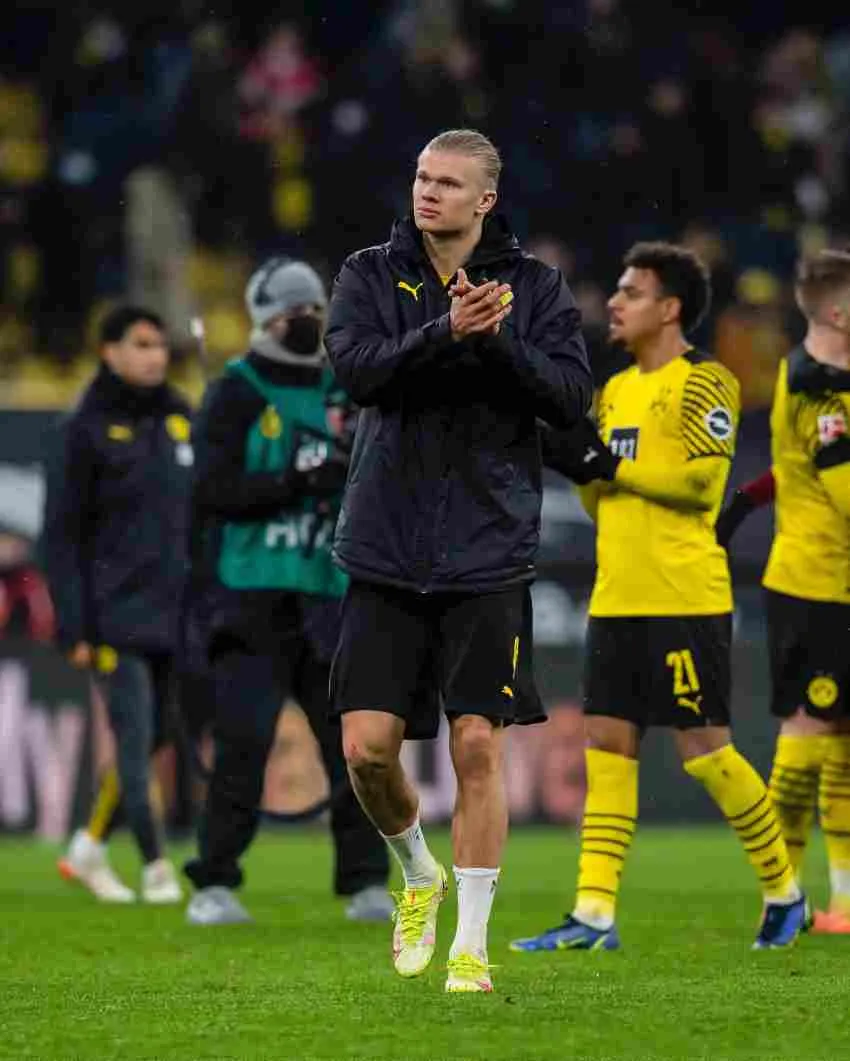 TWITTER: @ErlingHaaland Haaland tras un partido