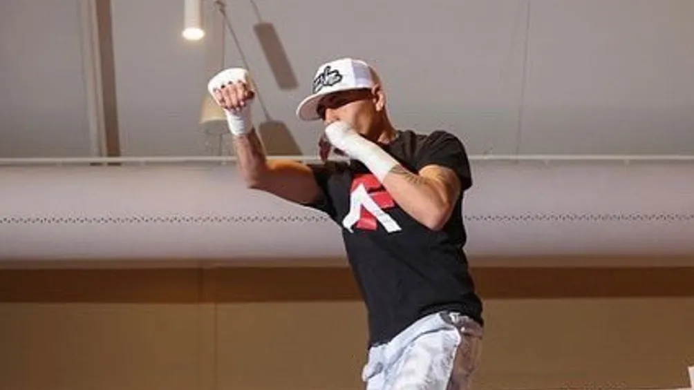 TWITTER | @BXSTRS Ángel Fierro durante entrenamiento a medios en San Diego