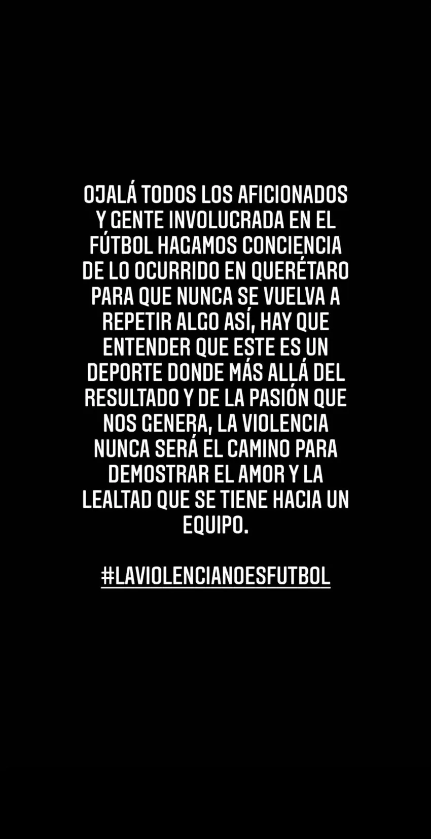 INSTAGRAM: @ch14 Mensaje de Chicharito