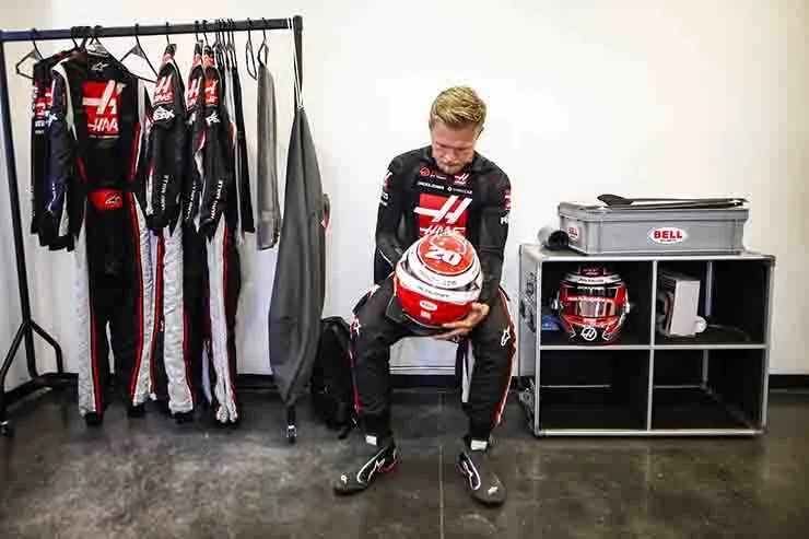 TWITTER @KevinMagnussen Kevin Magnussen en su última carrera con Haas en 2020