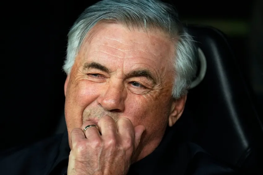 AP Carlo Ancelotti durante el partido del Real Madrid vs PSG