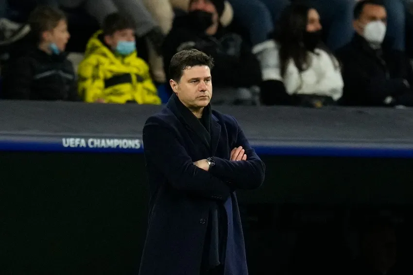 AP Mauricio Pochettino durante la derrota del PSG vs Madrid