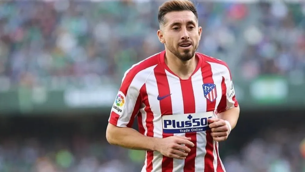 INSTAGRAM | @H.HERRERA16 Héctor Herrera jugando partido con el Atlético de Madrid en LaLiga