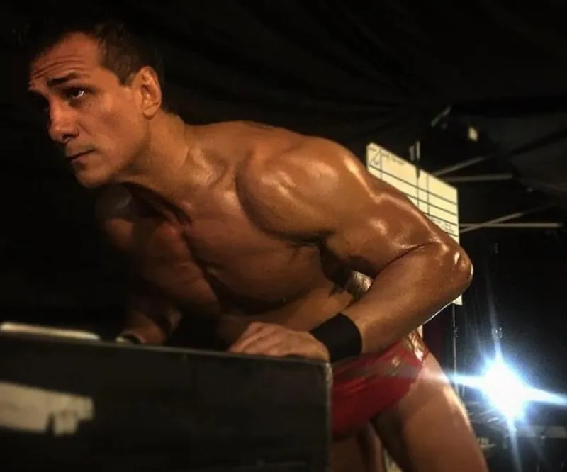 INSTAGRAM @PRIDEOFMEXICO Alberto del Río durante un entrenamiento