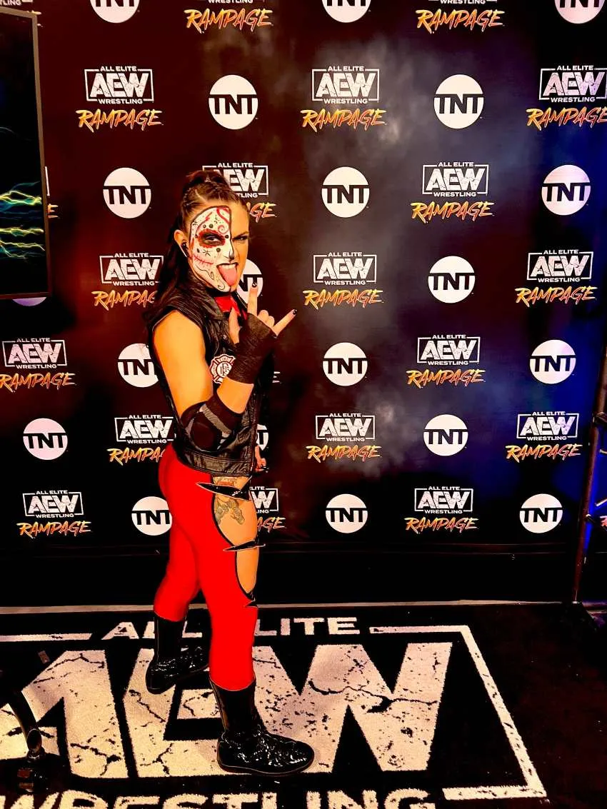 TWITTER: @thunderrosa22 Thunder Rosa previo a una pelea