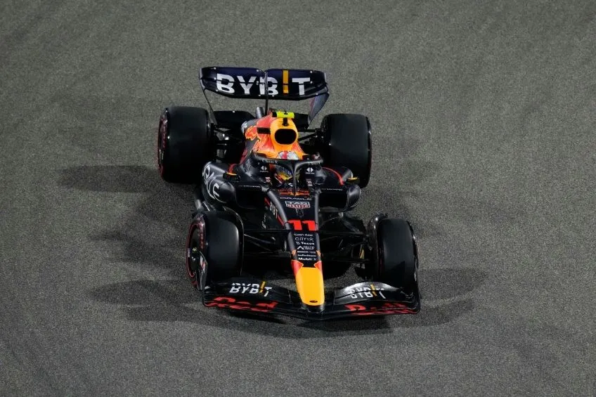 AP Checo Pérez durante las clasificatorias