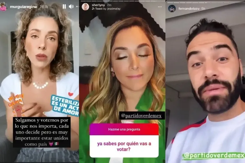 ESPECIAL Influencers que 'apoyaron' al Partido Verde