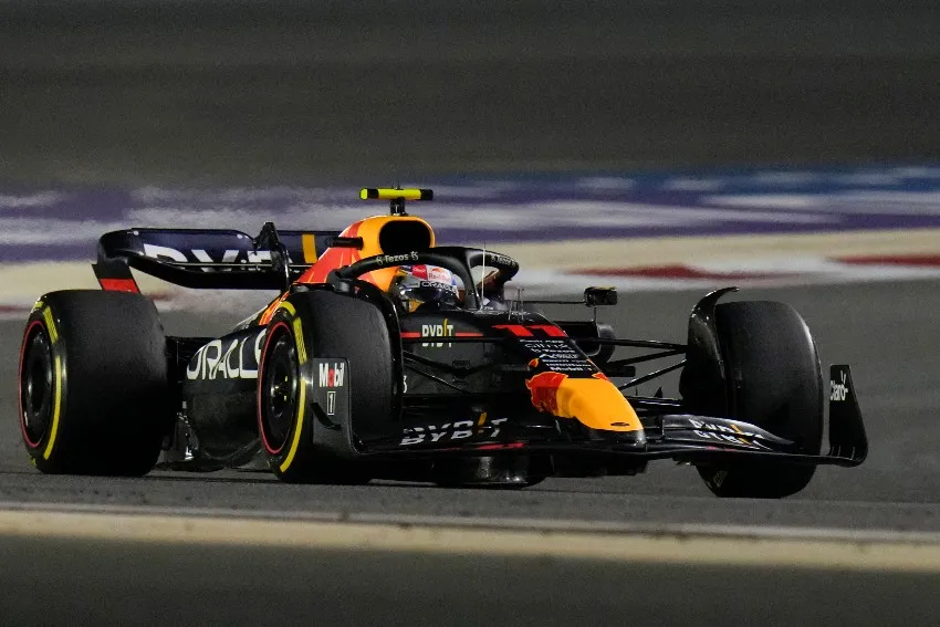 AP Checo Pérez durante el GP de Bahréin