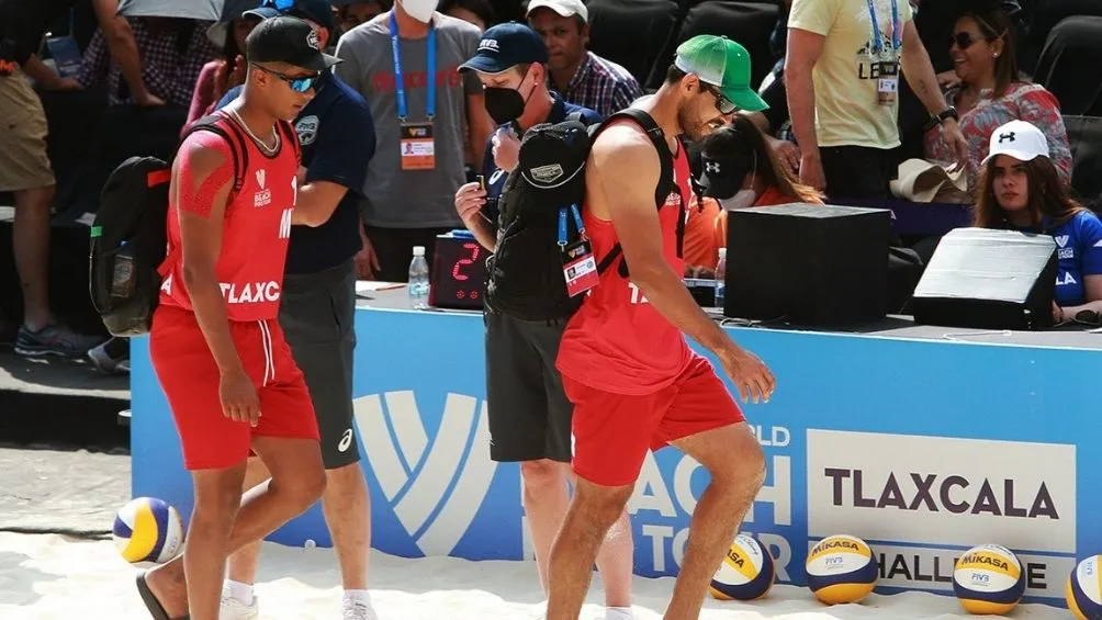 CONADE Virgen y Sarabia en el Beach Pro Tour