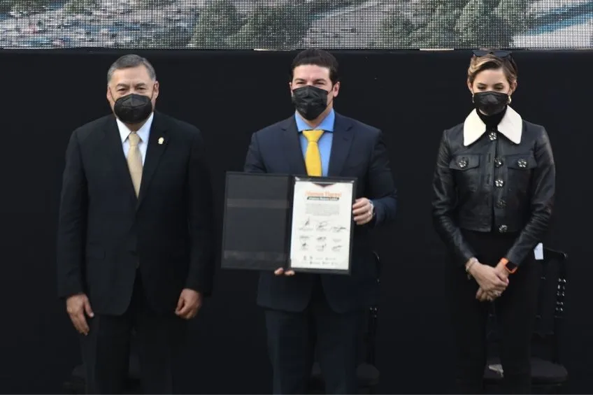 IMAGO7 Samuel García durante la presentación del estadio de Tigres