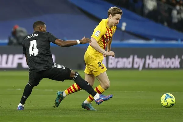 EFE David Alaba en acción con Real Madrid