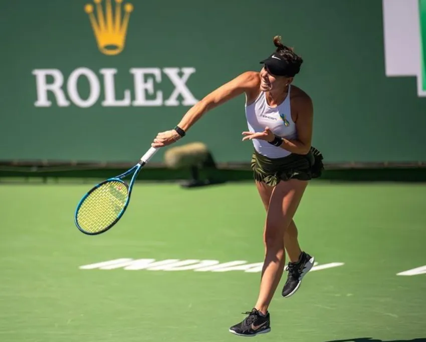 INSTAGRAM: @guguolmos Giulina Olmos en un partido