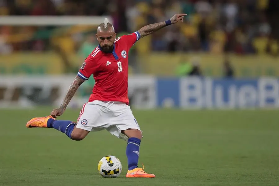 EFE Arturo Vidal en derrota vs Brasil