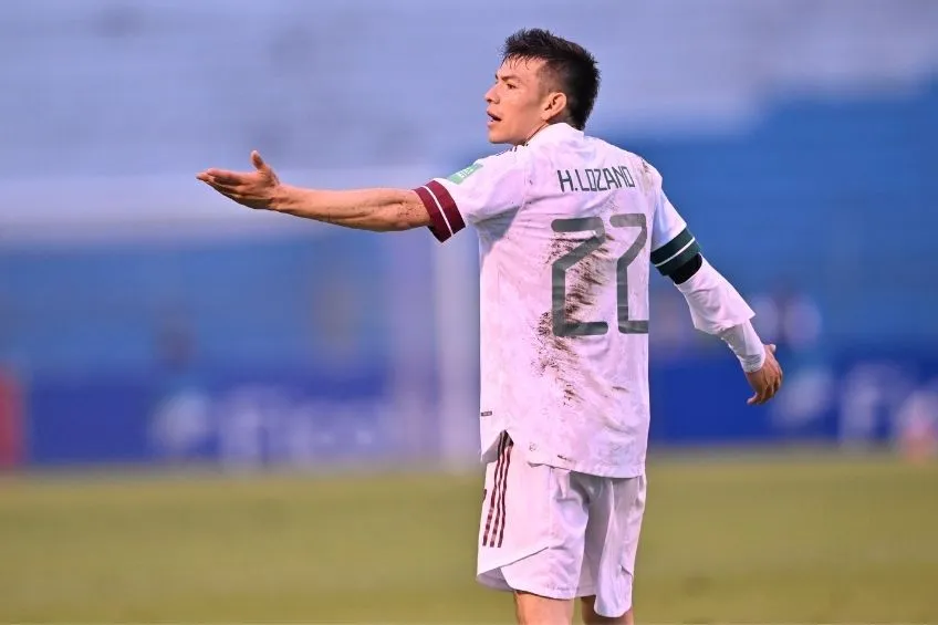 IMAGO7 Chucky Lozano durante el partido de México