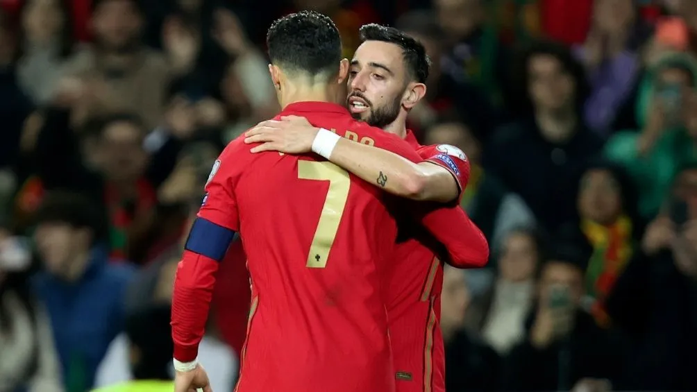 AP Fernandes abraza a CR7