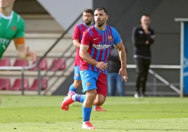 INSTAGRAM @kunaguero Kun Agüero en acción con el Barcelona