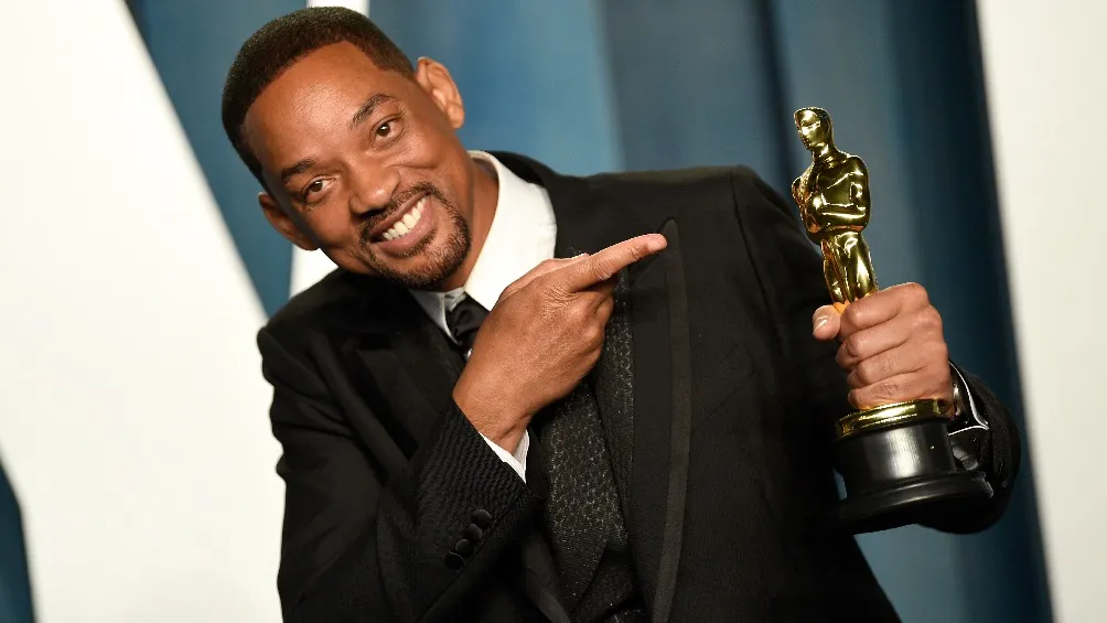 AP Will Smith festejado la obtención del Oscar como mejor actor