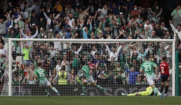 EFE Gol del Real Betis vs Osasuna