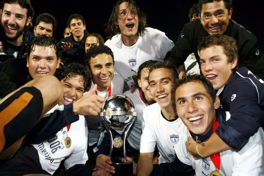 MEXSPORT Pachuca tras ganar la Copa Sudamericana