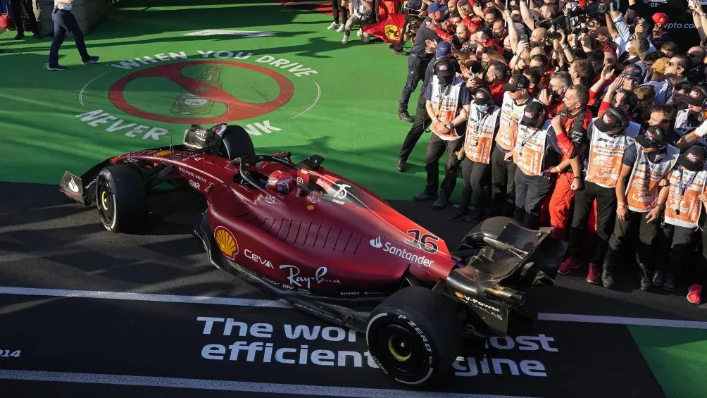 EFE El monoplaza de Ferrari ha lucido en gran forma