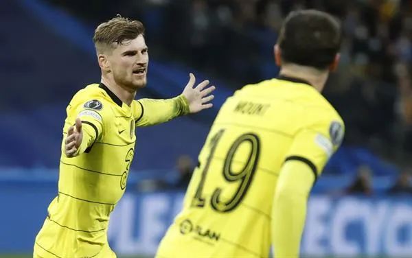EFE Timo Werner en festejo con Chelsea
