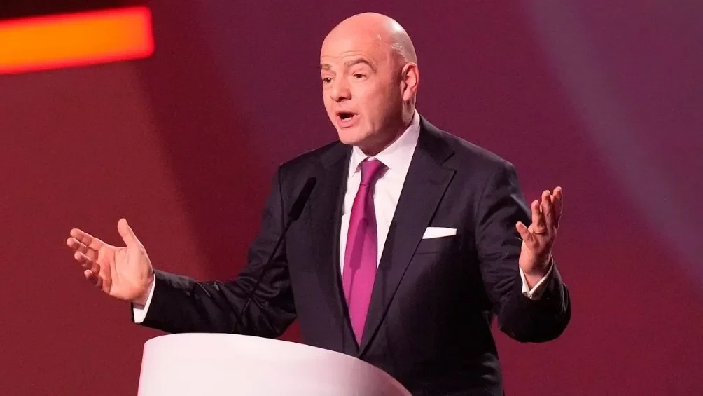 AP Infantino, presidente de la FIFA