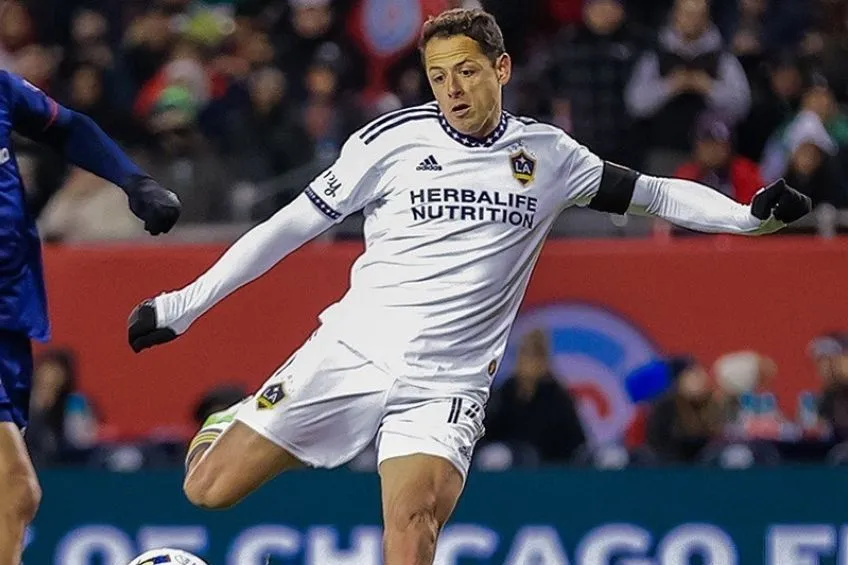 TWITTER: @LAGalaxy_ES Chicharito durante un partido del Galaxy