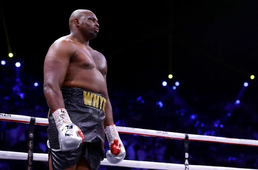 AP Dillian Whyte calentó la pelea vs Tyson Fury