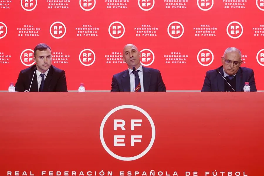EFE Conferencia de prensa de Luis Rubiales