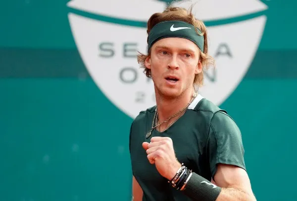 AP Andrey Rublev durante el torneo de Belgrado