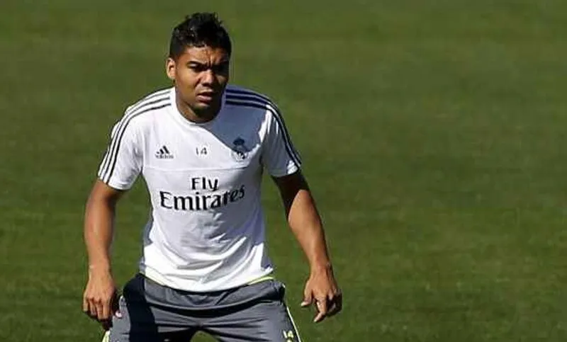 EFE Casemiro en entrenamiento