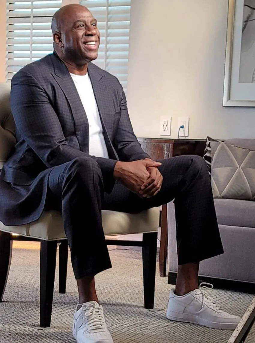 INSTAGRAM: @magicjohnson Magic Johnson, leyenda de los Lakers