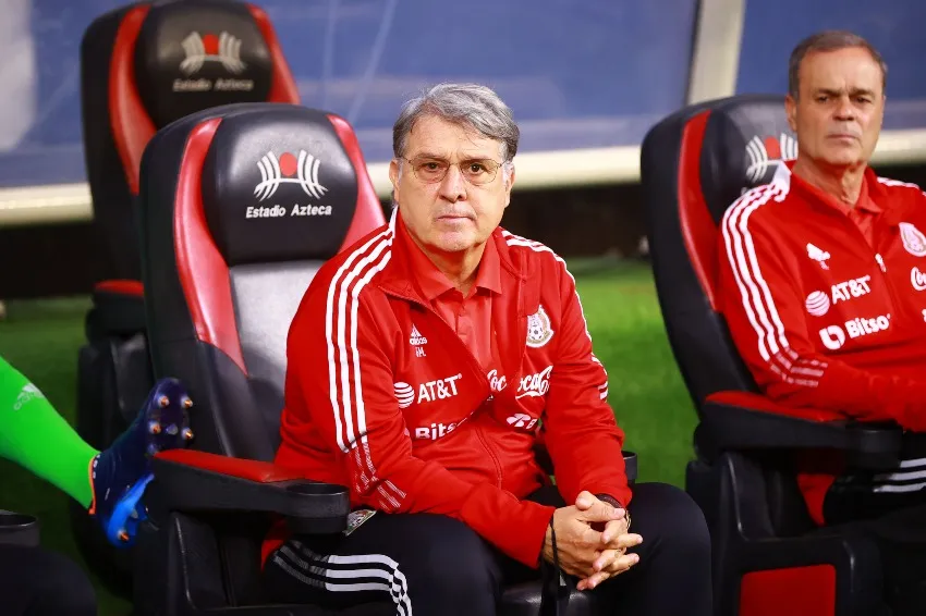 IMAGO7 Gerardo Martino en un partido de la Selección Mexicana