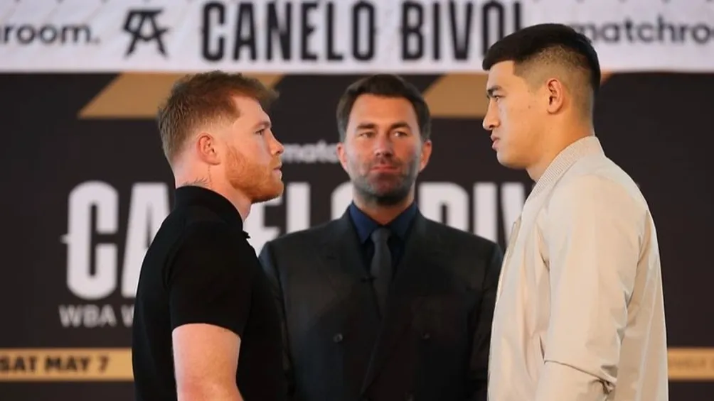 INSTAGRAM | @BIVOL_D Saúl 'Canelo' Álvarez frente a Dmitry Bivol