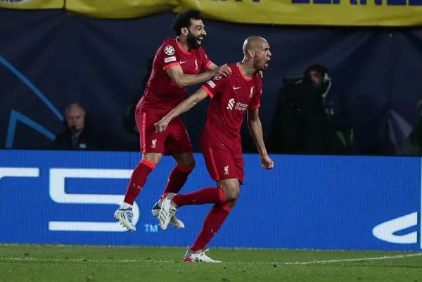 EFE Jugadores del Liverpool en festejo