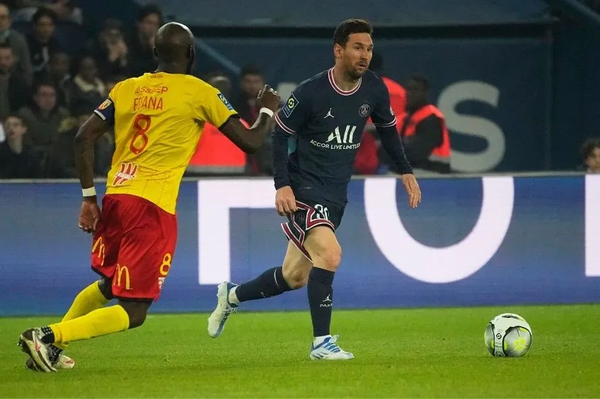 AP Lionel Messi durante un partido del PSG