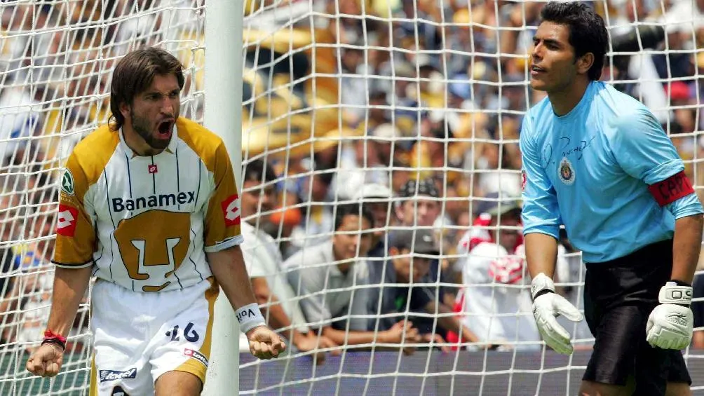 MEXSPORT Kikín Fonseca burlándose de Oswaldo Sánchez en la Final de 2004