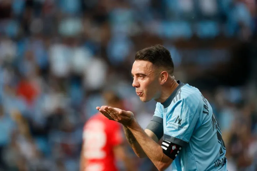 EFE Iago Aspas festejando un gol