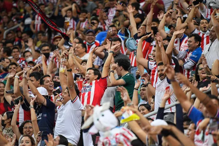 IMAGO7 Afición rojiblanca en el Akron